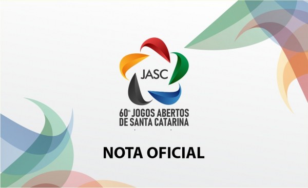 Em nota oficial, a Fundação Catarinense de Esporte cancela edição 2020