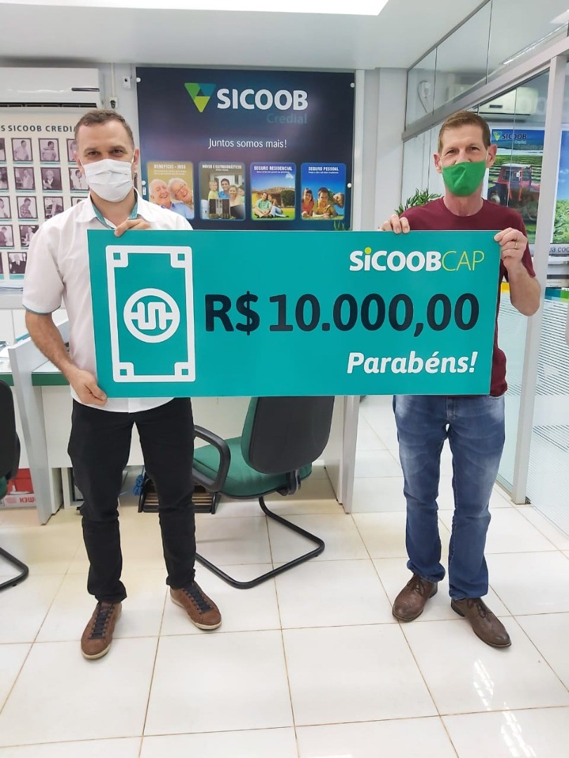 Sicoob Credial distribui R$ 69 mil em prêmios na Campanha SICOOBCAP 2019/2020