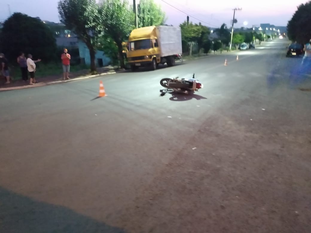 Bombeiros registram acidente com duas motocicletas em Cunha Porã