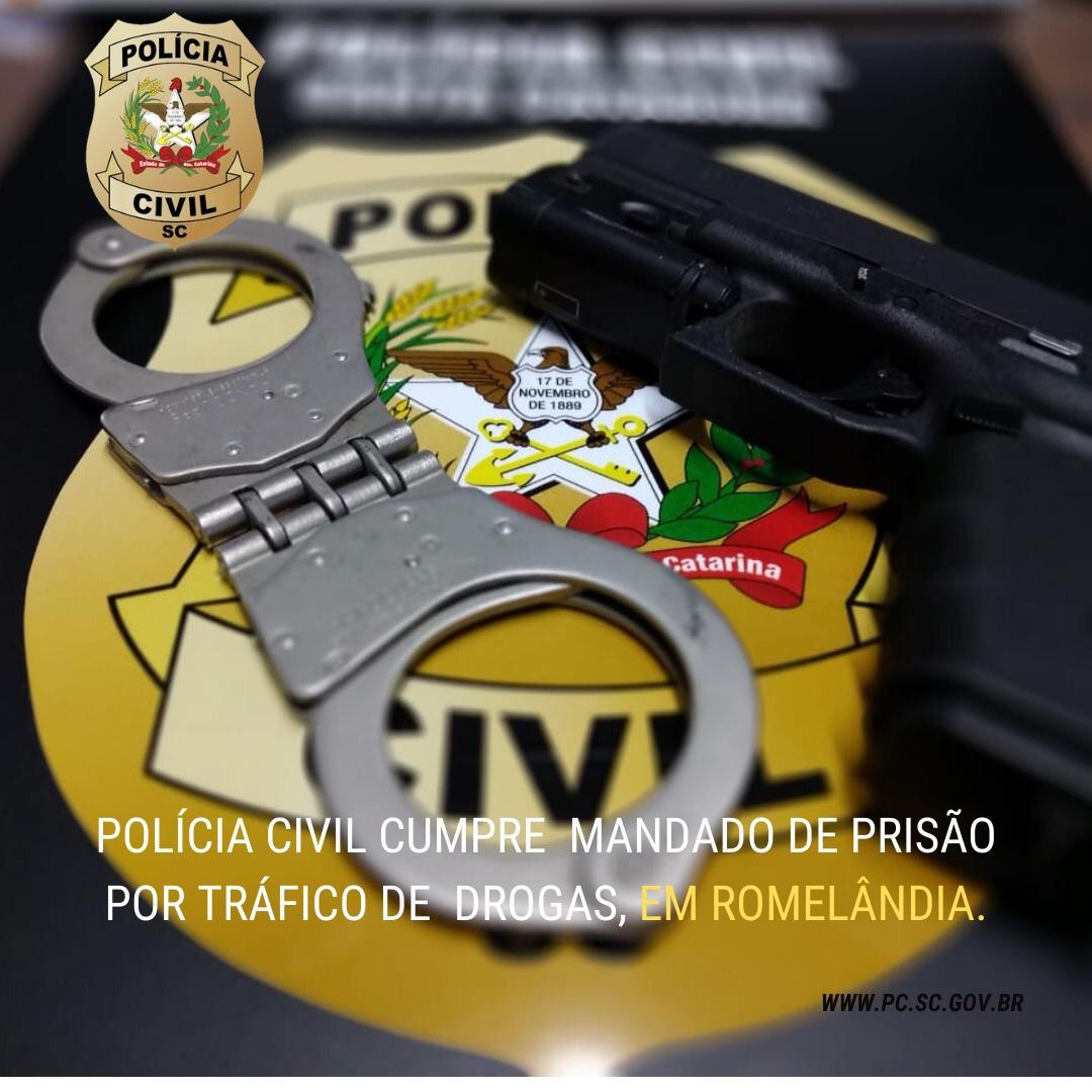 Polícia Civil DPCO/FRON Anchieta e DPMU Romelândia cumprem mandado de prisão