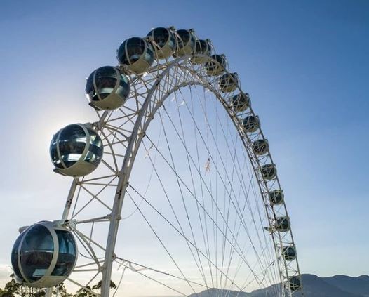 Maior roda gigante da América Latina está aberta ao público a partir desta sexta-feira em Balneário Camboriú