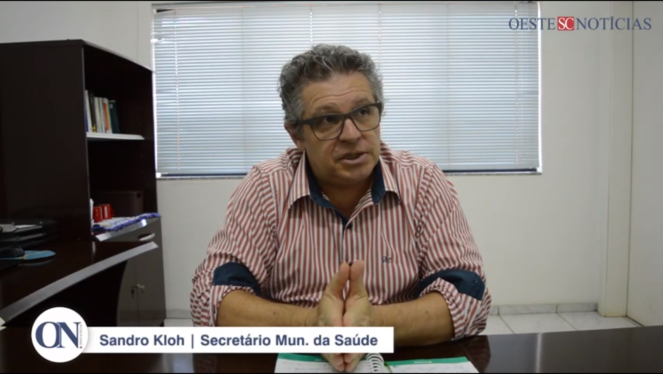 Confira a entrevista com o Secretário da Saúde de Cunha Porã, Sandro Kloh