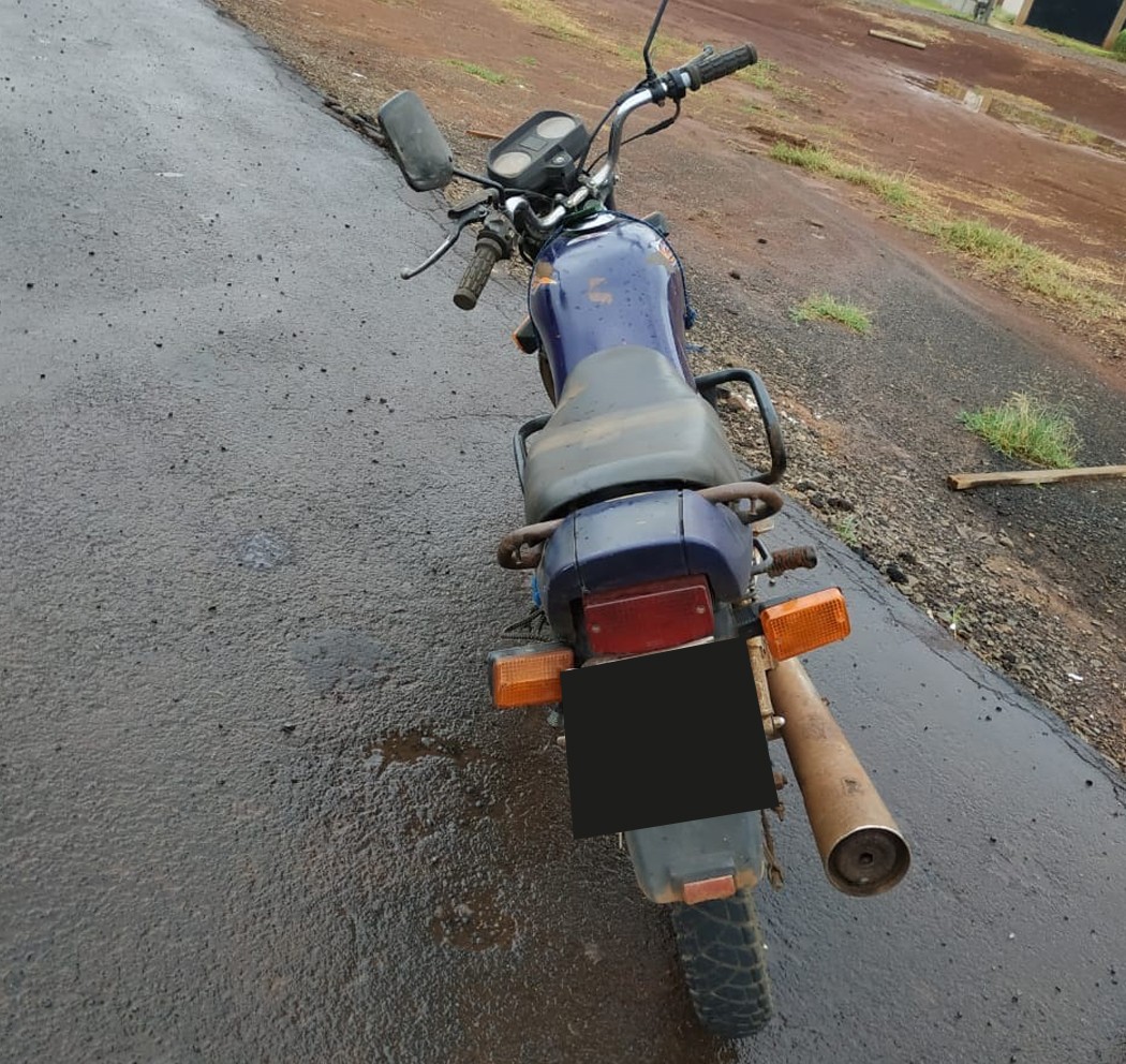 Polícia Militar Registra furto de motocicleta em Cunha Porã