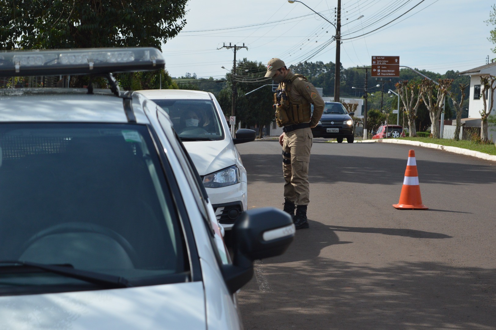 Polícia Militar faz Operação de Trânsito em Cunha Porã