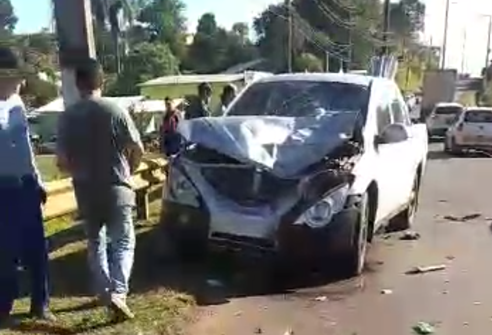 Acidente entre caminhonete e moto leva vítima a óbito em Chapecó