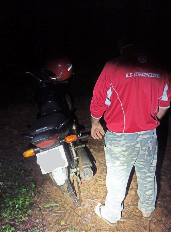Motocicleta furtada em Maravilha é apreendida no interior de Cunha Porã