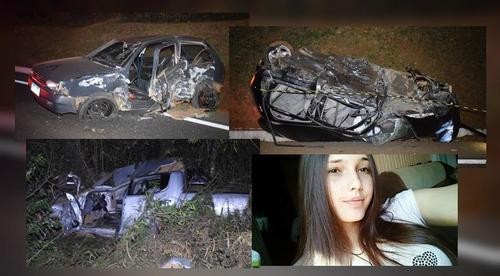Adolescente de 17 anos morre e quatro pessoas ficam gravemente feridas na madrugada deste domingo em Dionísio Cerqueira
