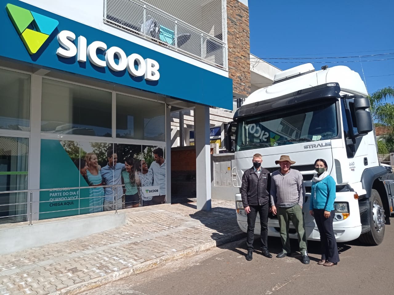 Sicoob financia caminhão em Boa Vista do Buricá/RS