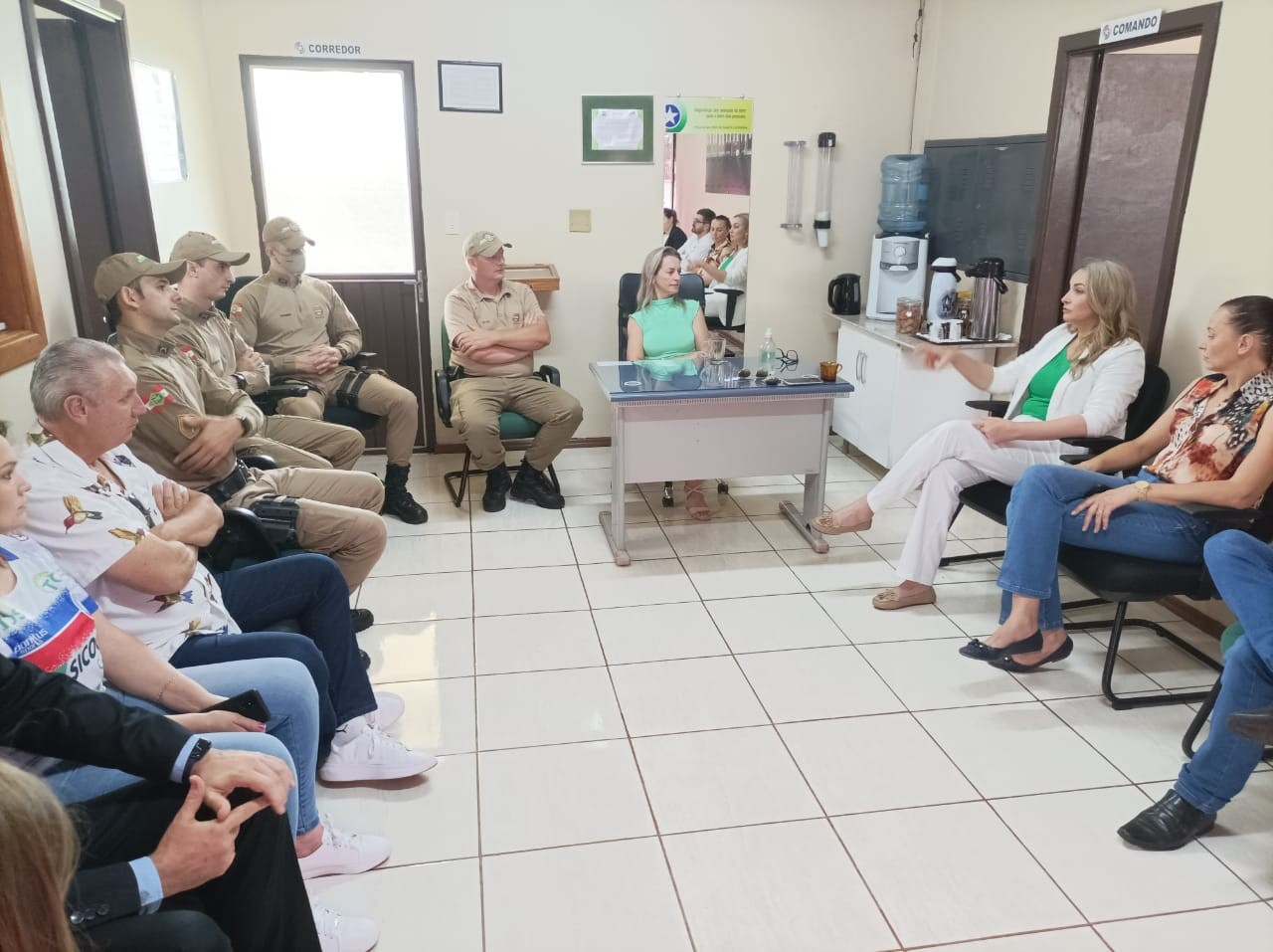 Vice-governadora Daniela Reinehr esteve em visita em Cunha Porã
