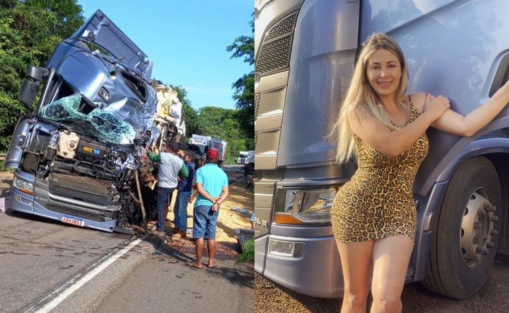 Caminhoneira de SC, famosa na web, sofre gravíssimo acidente