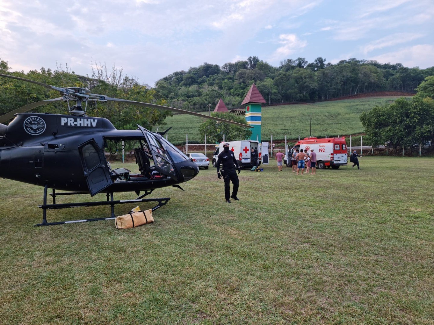 Atendimento e Resgate Aeromédico atendem ocorrência de idoso que morreu após sofrer mal súbito em Nova Itaberaba