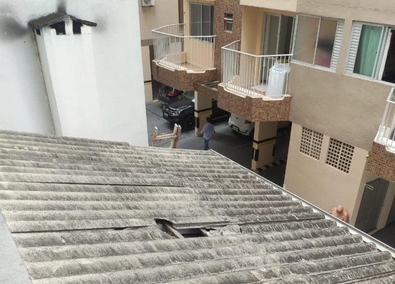 Criança sobrevive a queda do quinto andar apenas com arranhões em Balneário Camboriú