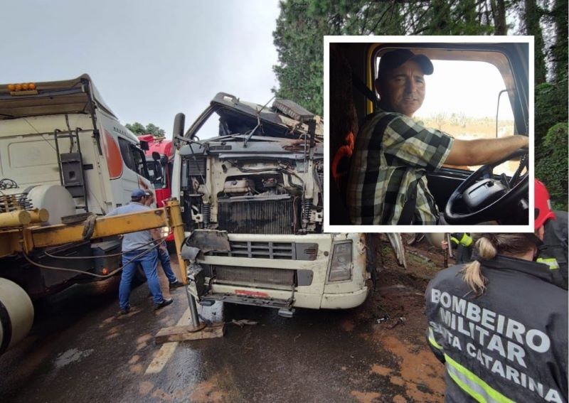 Polícia Civil investiga acidente que causou morte de caminhoneiro na BR-282
