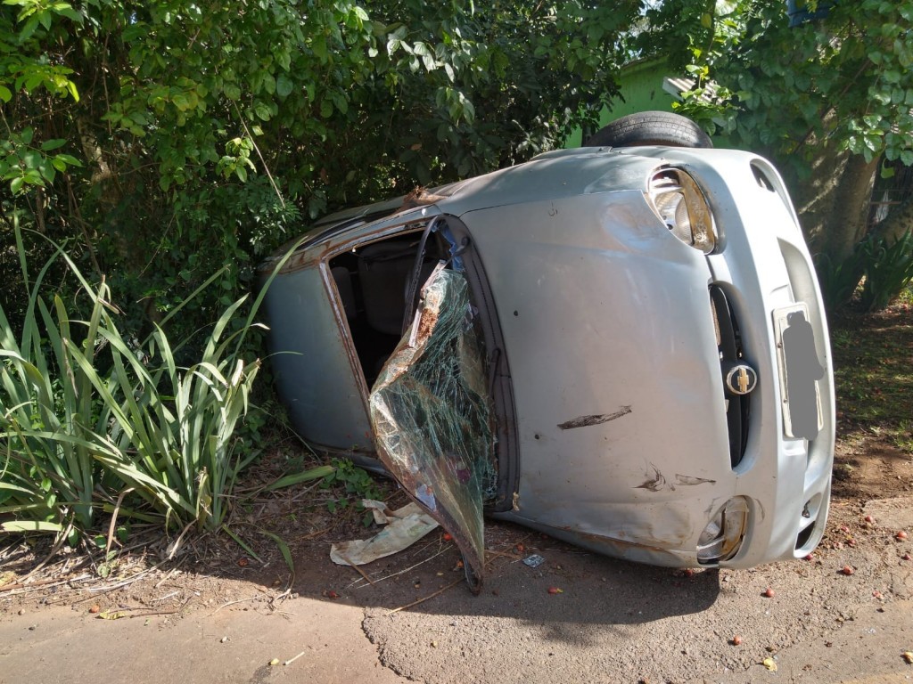 Motorista embriagado causa grave acidente de trânsito na SC-283, em São Carlos