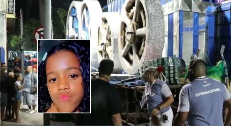 Morre criança que sofreu acidente com carro alegórico no Sambódromo do Rio
