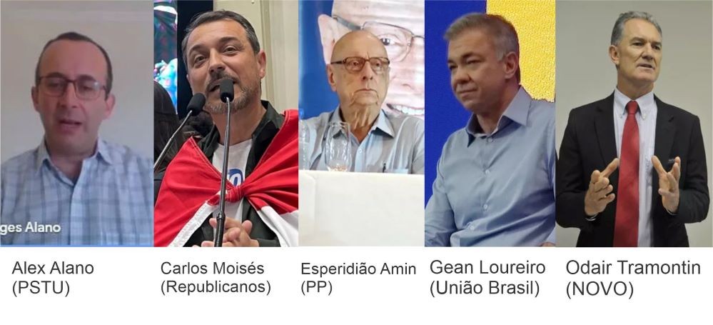 Candidatos ao governo de Santa Catarina em 2022: confira lista