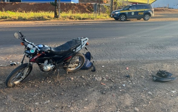 Morre no hospital motociclista que sofreu acidente na BR-282 em Cunha Porã
