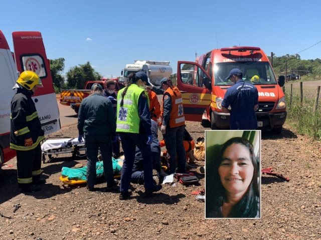 Mulher morre após se envolver em grave acidente em Xanxerê