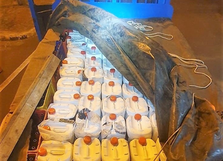 Agrotóxico contrabandeado da Argentina é apreendido na BR-282 em Xanxerê