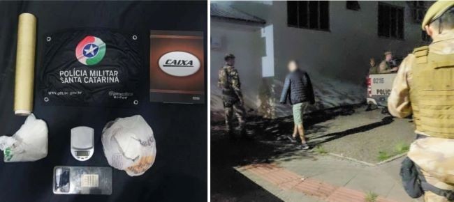 Traficante é preso com cocaína que comprou 'fiado' para revender em SMOeste