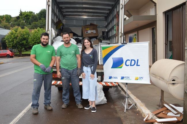 Recicla CDL recolhe mais de 500 quilos de materiais recicláveis em Cunha Porã