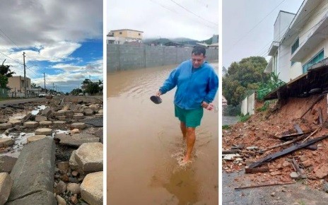 Chuva acumulada, deslizamentos e 21 cidades afetadas: os estragos do ciclone em SC