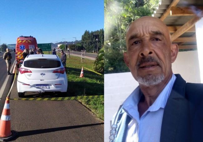 Homem é encontrado morto dentro do próprio carro às margens da BR-282, em Ponte Serrada