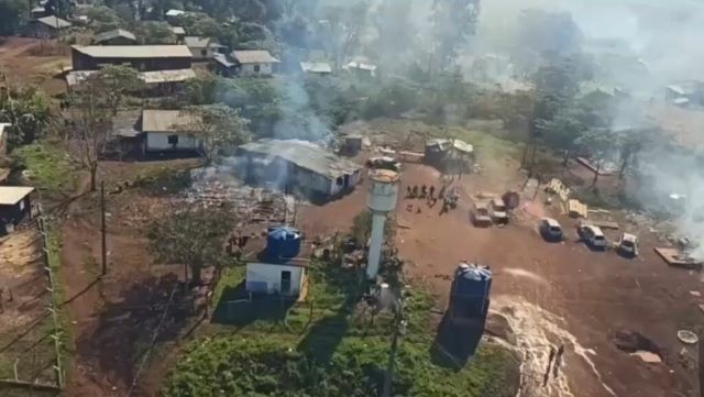 Casas são incendiadas e indígena morre após briga em aldeia de Chapecó