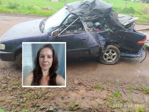 Mulher morre no hospital após sofrer grave acidente na BR-282