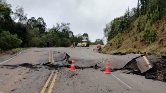 DNIT declara estado de emergência em rodovias federais de SC