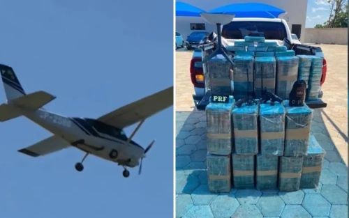 Avião carregado com quase meia tonelada de cocaína invade fazenda do cantor Leonardo
