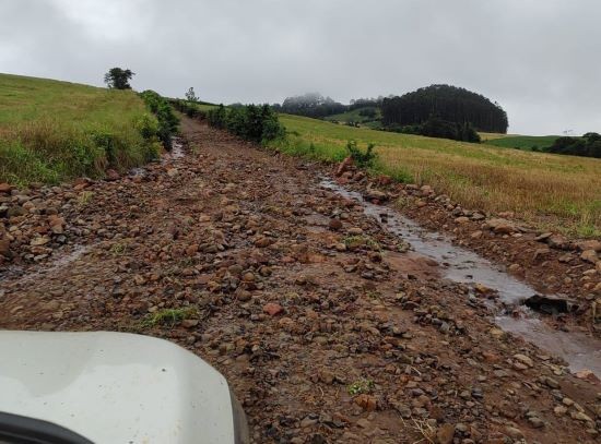 Fontes chuvas causam estragos em Cunha Porã e aulas são canceladas