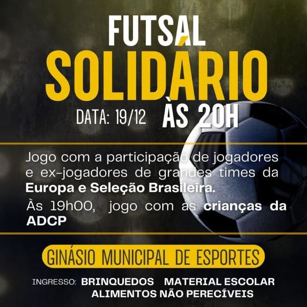 Farmácia São Miguel em parceria com lar de idosos Morada do Verde e Panificadora Gula promovem 1ª Edição do Futsal Solidário em Cunha Porã