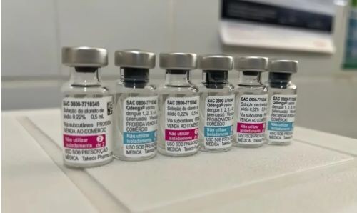 Dengue em SC: remessa com 15 mil doses da vacina contra a doença chega ao estado