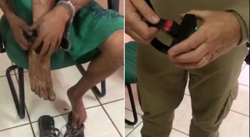 Homem que tirava tornozeleira eletrônica para cometer crimes é preso em Cunha Porã 