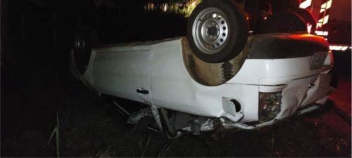 Motorista morre após carro capotar no Oeste em Palmitos