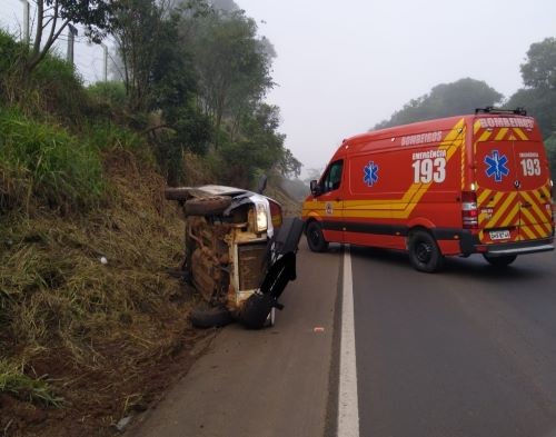 Acidente no Oeste resulta em prisão por suspeita de furto de veículo
