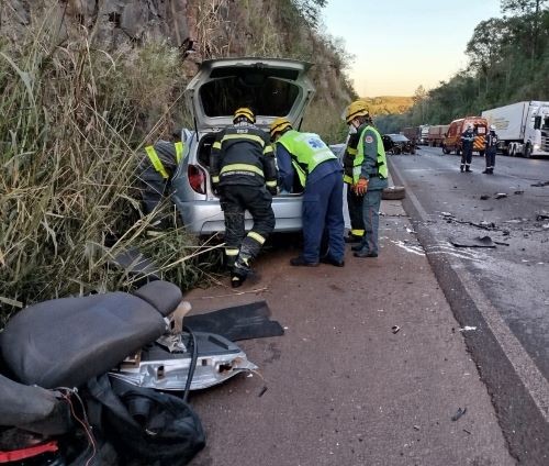 Jovem de Maravilha perde a vida após colisão na BR-282; Motorista do outro veículo fugiu do local