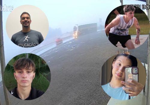 TRAGÉDIA: Quatro jovens de Chapecó morrem em grave acidente no RS