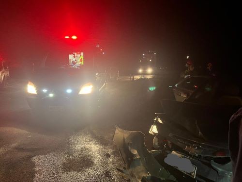 Três pessoas ficam feridas em colisão no entroncamento das BRs-158 e 282 em Cunha Porã