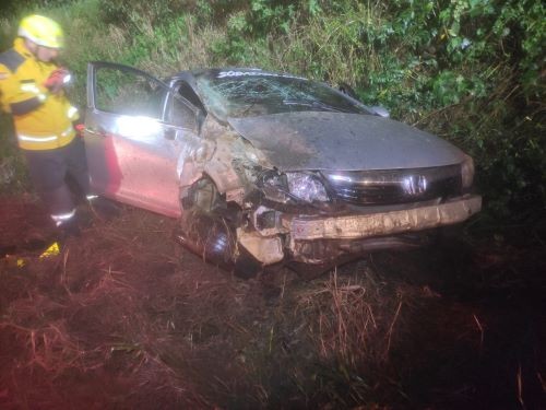 Acidente de trânsito no Oeste de SC deixa uma vítima ferida