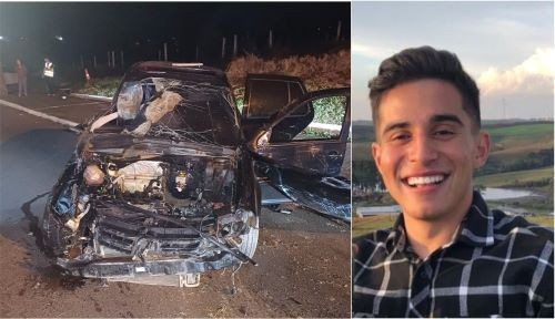 Jovem perde a vida em grave acidente na BR-480 no Oeste