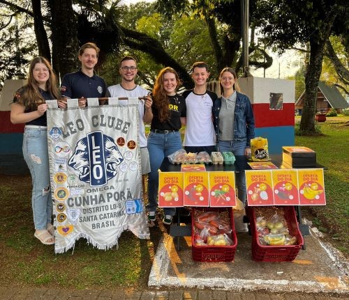 LEO Clube Ômega de Cunha Porã realiza a Banca da Honestidade no município