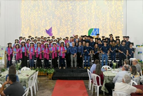 Formatura das turmas de Mulheres e Juventude Cooperativista marca noite de celebração em Cunha Porã