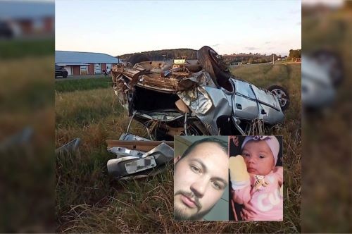 Pai e filha recém-nascida morrem após veículo capotar na BR-470