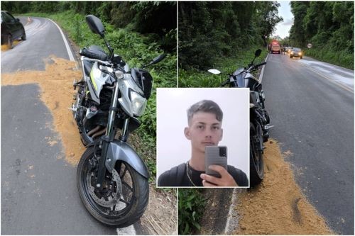 Motociclista de 18 anos morre em acidente no acesso a Passos Maia