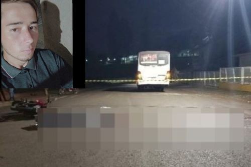 Motociclista morre em grave acidente com ônibus no Oeste de SC