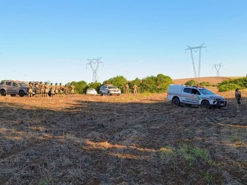 PM atua em reintegração de área ocupada por indígenas no Oeste de SC