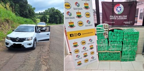 Polícia encontra carro parado em rodovia e condutor é preso por tráfico de drogas