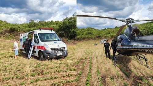 Homem fica ferido após disparar a própria arma de fogo acidentalmente no Oeste